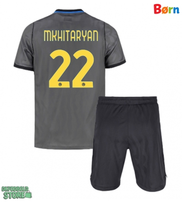 Inter Milan Henrikh Mkhitaryan #22 Replika Babytøj Tredje sæt Børn 2026-27 Kortærmet (+ Korte bukser)